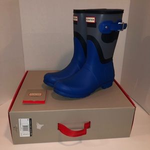 New Hunter Boots Blue Shadow Print
